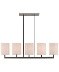 Livex Hayworth 5-Light Linear Chandelier