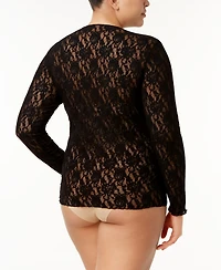 Hanky Panky Plus Size Long Sleeve Top 128LX