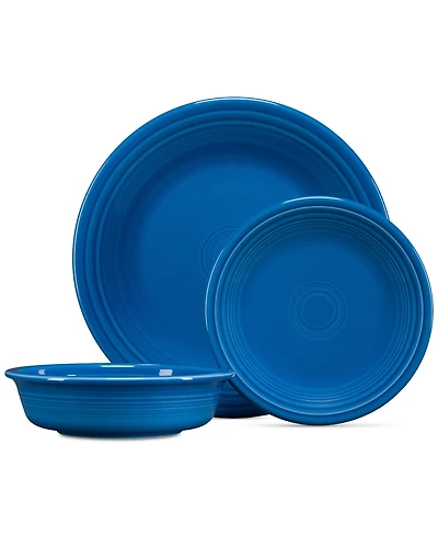 Fiesta Classic Rim 3-Piece Place Setting, Service for 1
