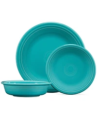 Fiesta Classic Rim 3-Piece Place Setting, Service for 1