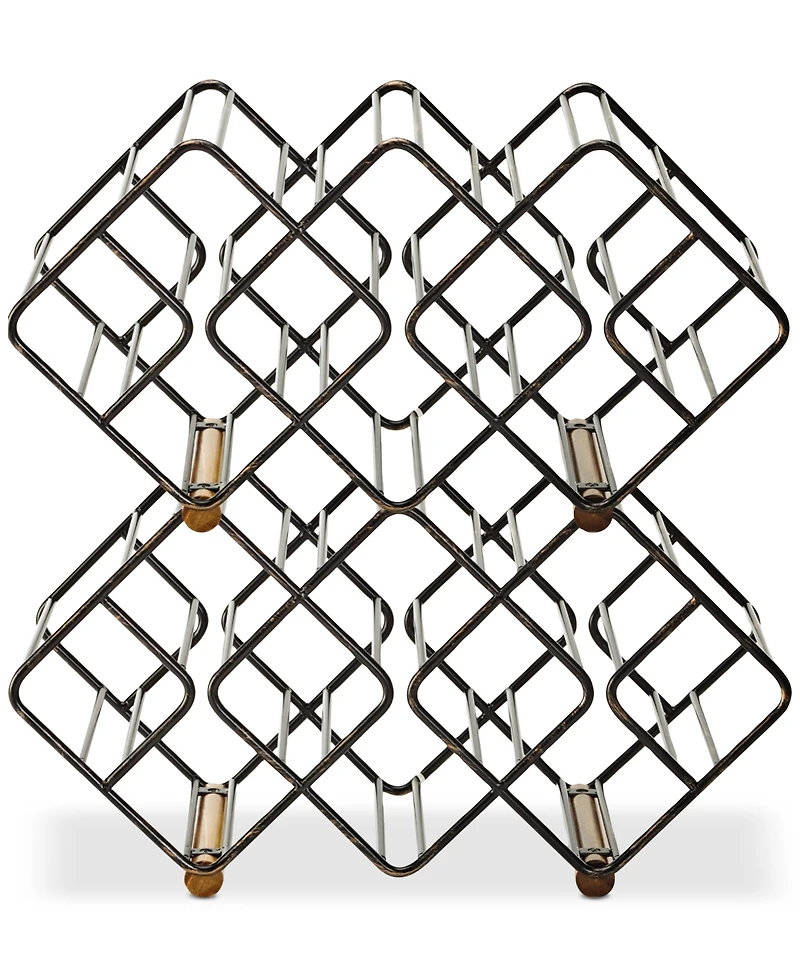 Gourmet Basics By Mikasa 12 Bottle Stackable Wine Rack