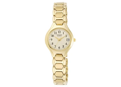 Citizen Women's Gold-Tone Stainless Steel Bracelet Watch 23mm EU2252-56P