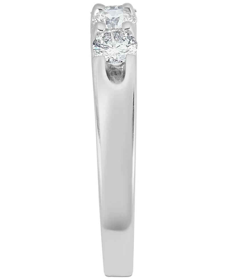 Diamond Five-Stone Ring (1 ct. t.w.) 14k White or Yellow Gold