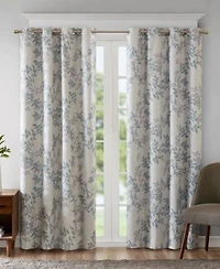Sunsmart Julie Botanical Print Blackout Window Panels