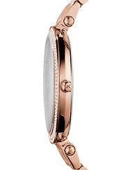 Michael Kors Women's Darci Rose Gold-Tone Stainless Steel Bracelet Watch 39mm MK3192