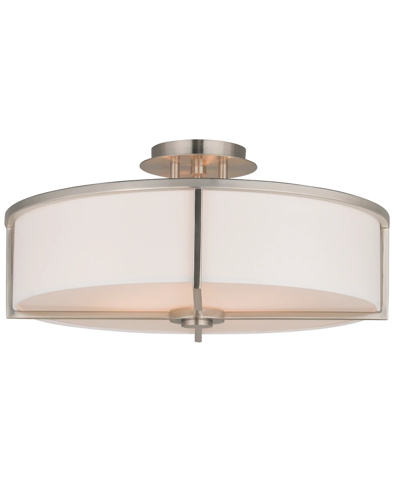 Livex Wesley 4-Light Flush Mount