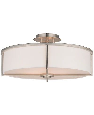 Livex Wesley 4-Light Flush Mount