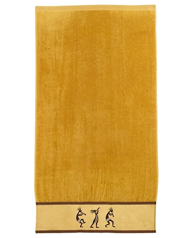 Avanti Kokopelli Saddle-stitching FrameCotton Bath Towel, 27" x 50"