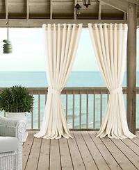 Elrene Home Fashions Carmen Sheer Extra Wide Indoor/Outdoor Sheer Window Curtain