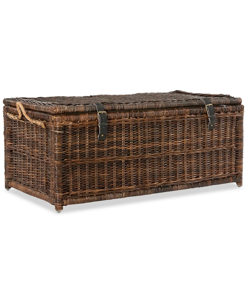 Jonathan Y Happimess Caden 46'' Wicker Storage Trunk