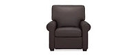 Orid 36" Leather Roll Arm Pushback Recliner, Created for Macy's