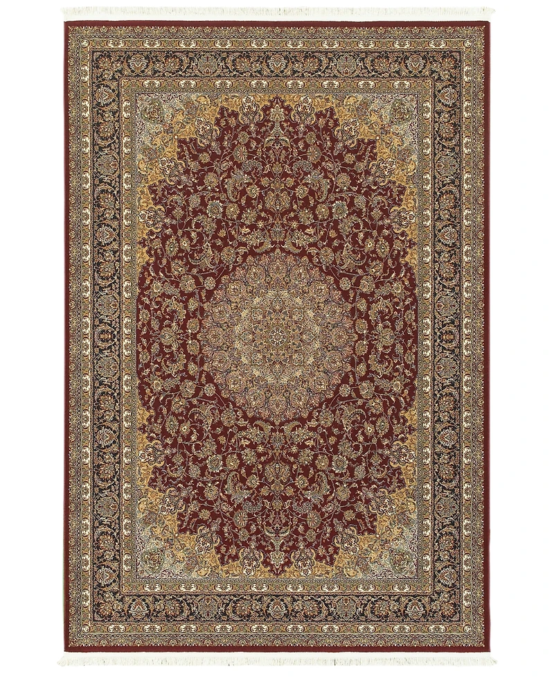 Oriental Weavers Masterpiece Medallion Red 3'10" x 5'5" Area Rug
