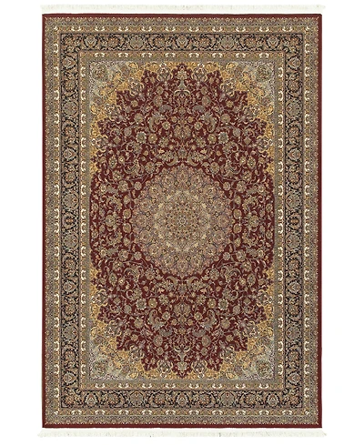 Oriental Weavers Masterpiece Medallion Red 3'10" x 5'5" Area Rug