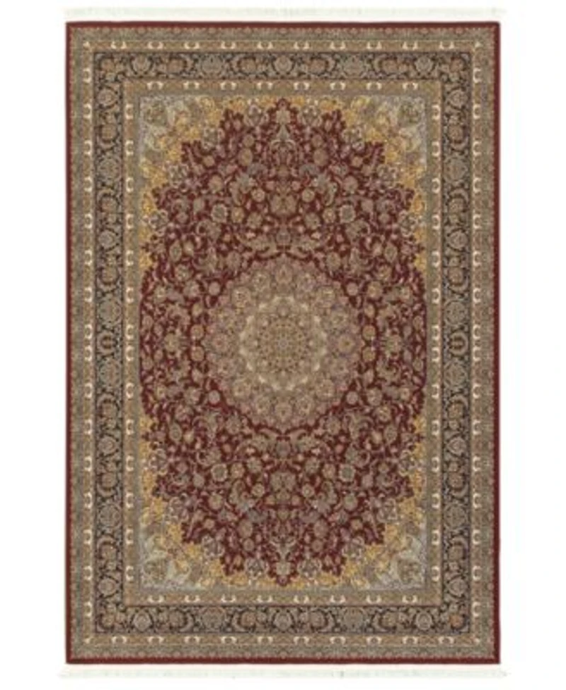 Jhb Design Paragon Medallion Red Area Rug