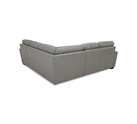 Ennia 2-Pc. Leather Sectional Sofa, Created for Macy's