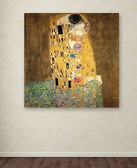 Gustav Klimt 'The Kiss 1907-8' Canvas Art