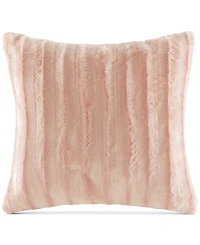 Madison Park Duke Ribbed Faux-Fur Decorative Pillow, 20" x