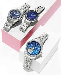 Citizen Women's Eco-Drive Crystal-Accented Stainless Steel Bracelet Watch 29mm FE1140-86L