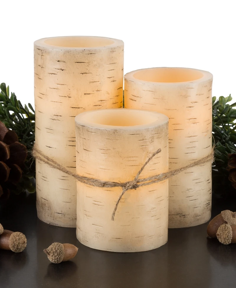 4-Pc. Flickering Flameless Led Candles & Remote Control Set