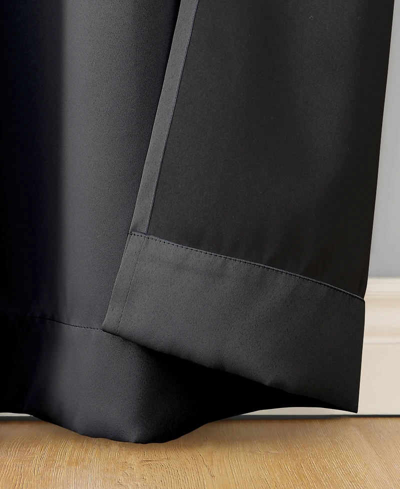 Oslo Theater Grade Extreme 100% Blackout Rod Pocket Curtain Panel