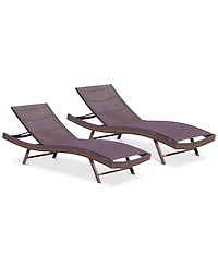 Jordan Outdoor Chaise Lounge (Set Of 2)