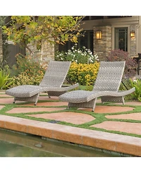 Trevor Outdoor Chaise Lounge (Set Of