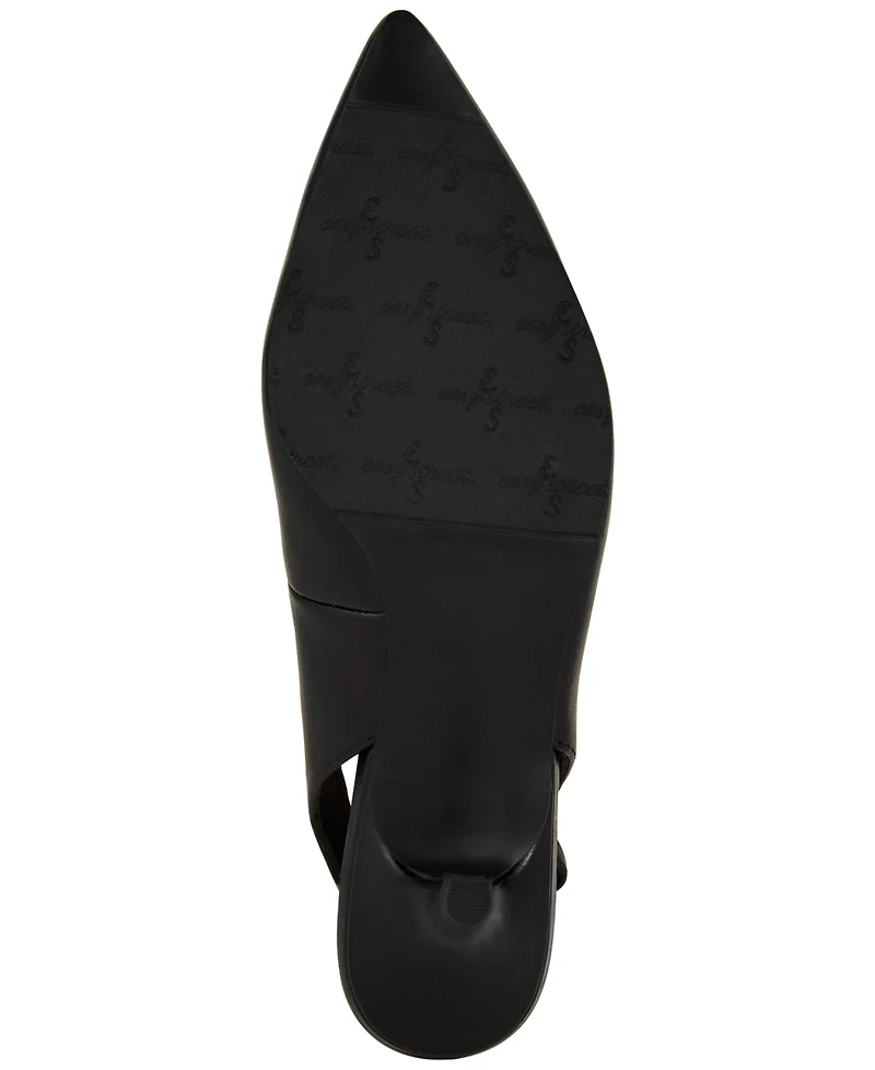 Easy Street Faye Slingback Kitten-Heel Pumps