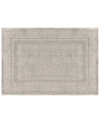 Jean Pierre Racetrack Stonewash Cotton Bath Rugs