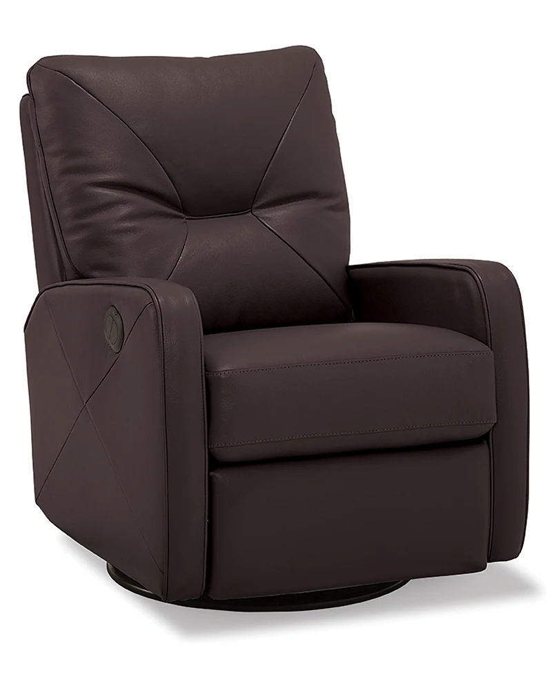 Finchley Leather Power Swivel Glider Recliner