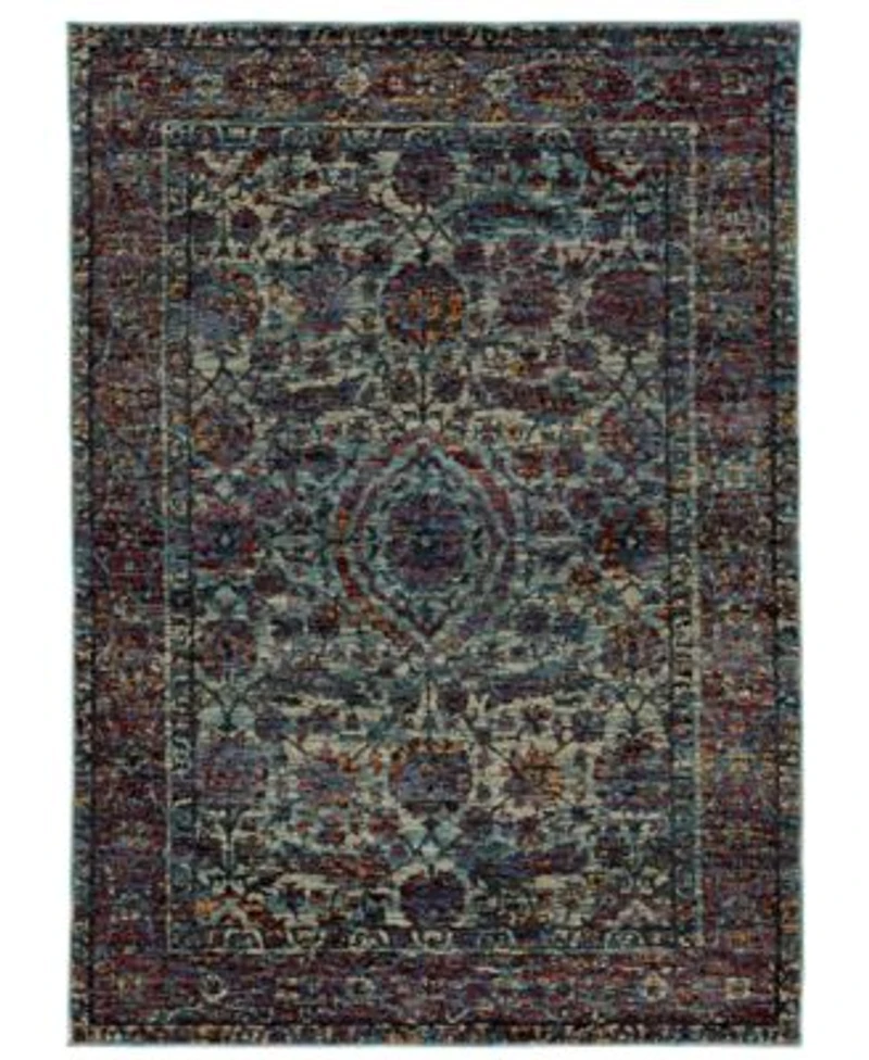 Oriental Weavers Andorra Pena Blue Area Rugs