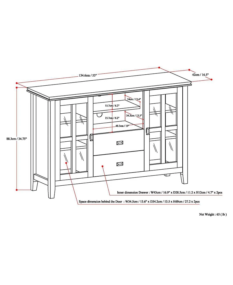 Bellevue Tall Tv Stand