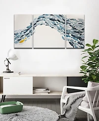 Ready2HangArt 'Goldfish' 3-Pc. Canvas Art Print Set