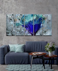 Ready2HangArt 'Painted Petals Lx' Canvas Wall Decor Set