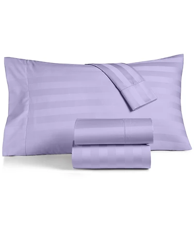 Charter Club 1.5" Stripe 550 Thread Count 100% Cotton Pillowcase Pair, King, Exclusively at Macy's