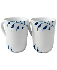 Royal Copenhagen Blue Fluted Mega Mugs, Set of 2