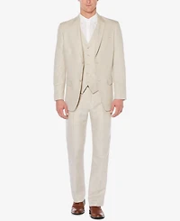 Perry Ellis Men's Herringbone Linen Blazer