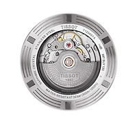 Tissot Men's Swiss Automatic Seastar 1000 Powermatic 80 Black Rubber Strap Diver Watch 43mm