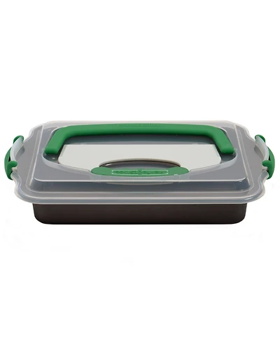 BergHOFF Perfect Slice Covered 9"x13" Cake Pan with Cutting Tool