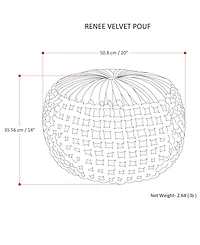 Allena Round Pouf
