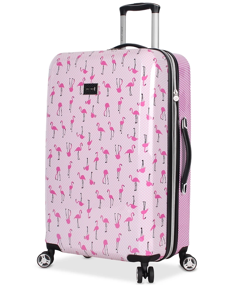 Betsey Johnson 26" Check-in Spinner