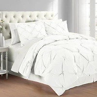 Cathay Home Inc. Premium Collection Pintuck Comforter Sets