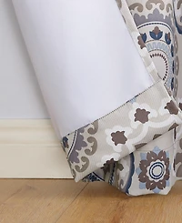 Nepal Global Medallion Print Blackout Grommet Curtain Panel