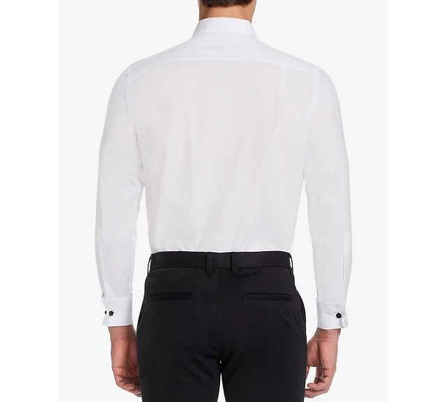 joseph abboud white slim fit tuxedo dress shirt JOSEPH ABBOUD Bespoke White Dress Shirt Cotton Size 16 34/35 Retail $169
