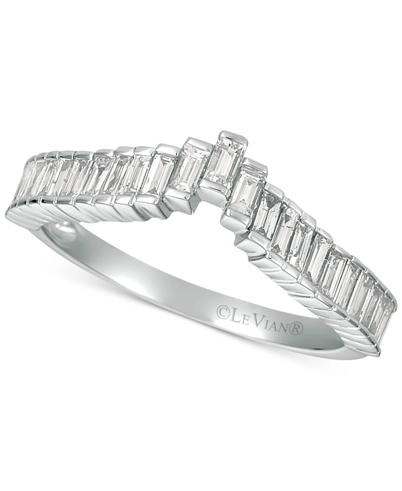 Le Vian Baguette Frenzy Diamond Ring (1/2 ct. t.w.) in 14k White Gold