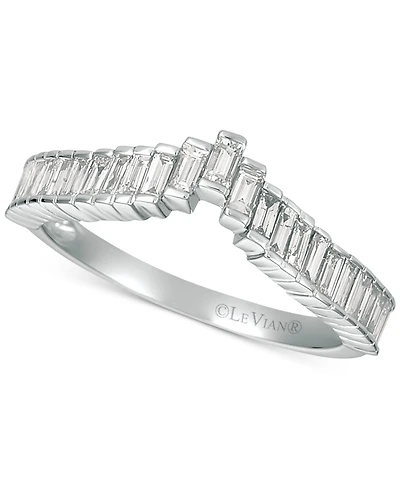 Le Vian Baguette Frenzy Diamond Ring (1/2 ct. t.w.) in 14k White Gold