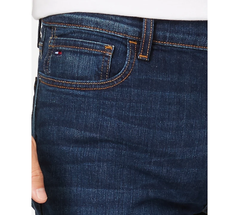 Tommy Hilfiger Men's Straight-Fit Stretch Jeans