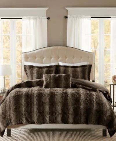 Madison Park Zuri Faux Fur Comforter Sets