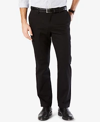 Dockers Mens' Signature Lux Cotton Straight Fit Stretch Khaki Pants