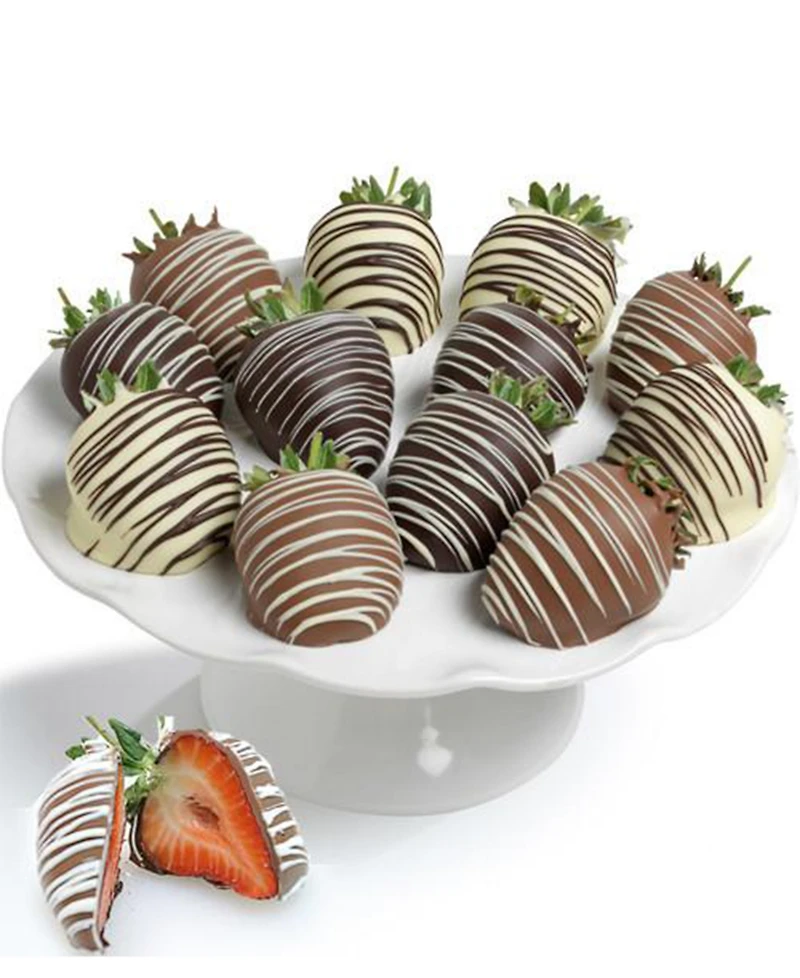 Chocolate Covered Company 12-pc. Classic Chocolate Covered Strawberries