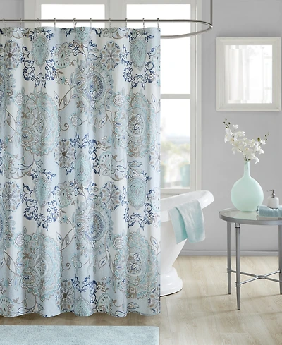 Madison Park Isla Cotton Shower Curtain, 72" x